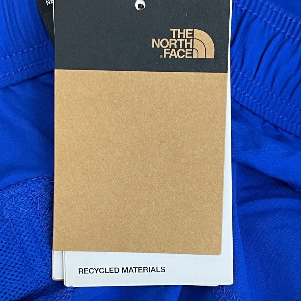 NEW The North Face Mens Small FLASHDRY Action Short 2.0 Blue 5‎ inch inseam $45